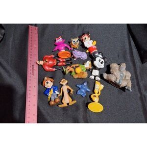 Disney Figures Lot Mickey Minnie Beauty Beast Lion King